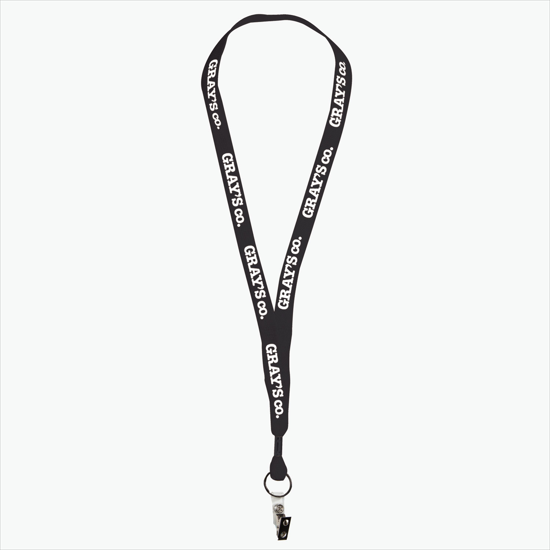 MARCO 5/8 Economy Polyester Lanyard - Vinyl Snap w/Bulldog Clip
