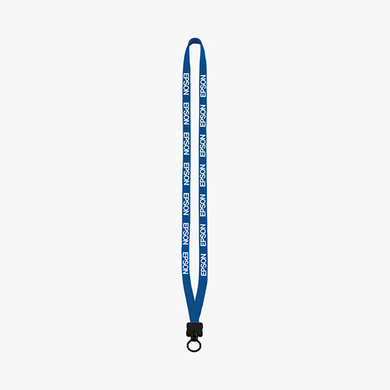 1/2 Soft Knitted Cotton Lanyard w/O-Ring