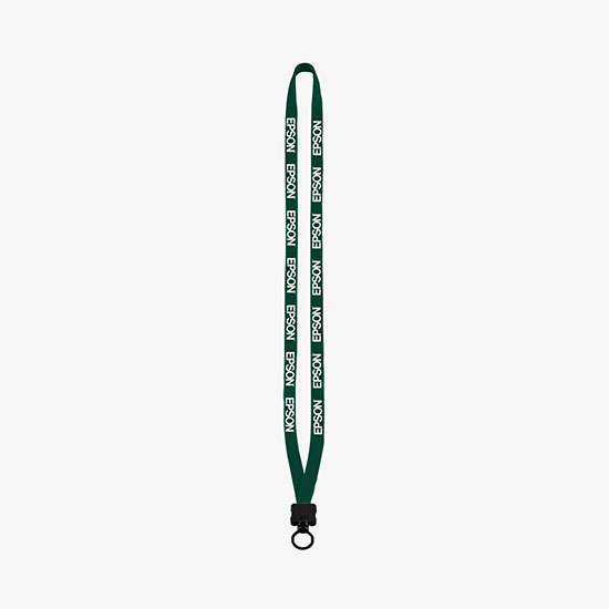 1/2 Soft Knitted Cotton Lanyard w/O-Ring