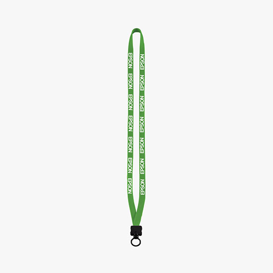 1/2 Soft Knitted Cotton Lanyard w/O-Ring