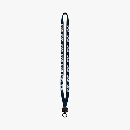 1/2 Soft Knitted Cotton Lanyard w/O-Ring