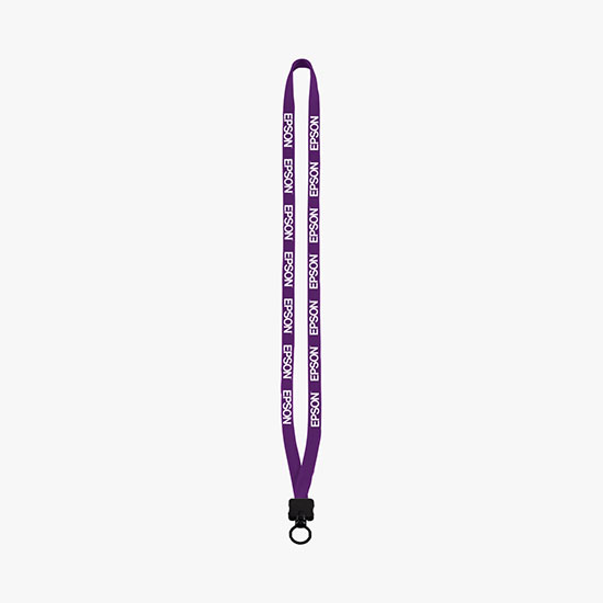 1/2 Soft Knitted Cotton Lanyard w/O-Ring