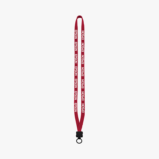 1/2 Soft Knitted Cotton Lanyard w/O-Ring