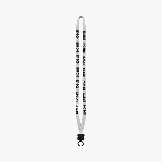 1/2 Soft Knitted Cotton Lanyard w/O-Ring