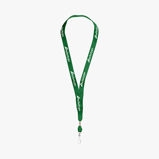 5/8 One Ply Cotton Lanyard - Swivel J-Hook