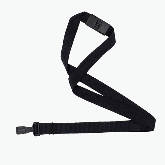 5/8 NextLife Cotton Compostable Lanyard - Blank - Wide Hook