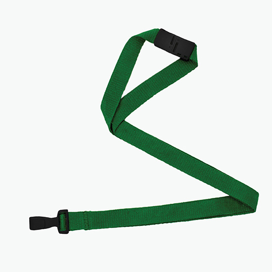5/8 NextLife Cotton Compostable Lanyard - Blank - Wide Hook