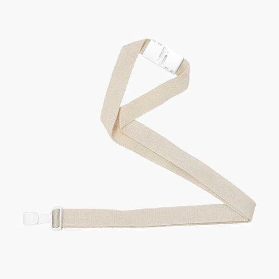 5/8 NextLife Cotton Compostable Lanyard - Blank - Wide Hook