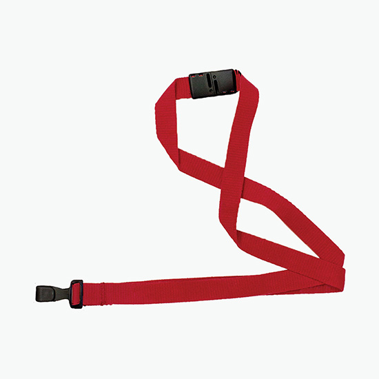 5/8 NextLife Cotton Compostable Lanyard - Blank - Wide Hook