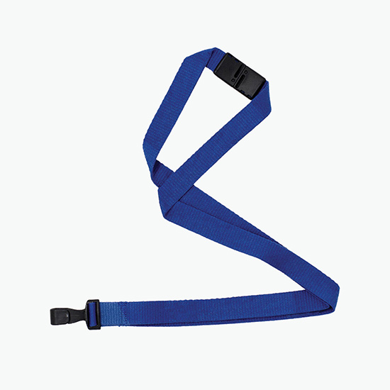 5/8 NextLife Cotton Compostable Lanyard - Blank - Wide Hook