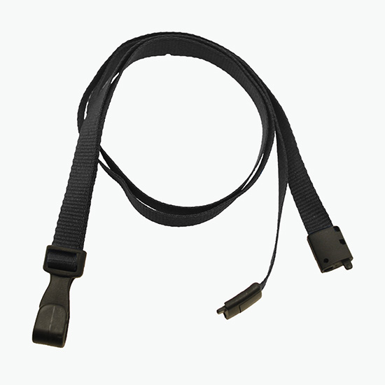 3/8 Recycled PET Blank Lanyard with Breakaway