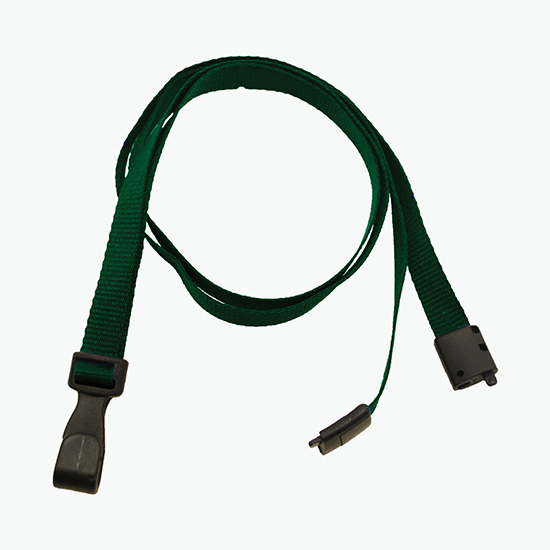 3/8 Recycled PET Blank Lanyard with Breakaway