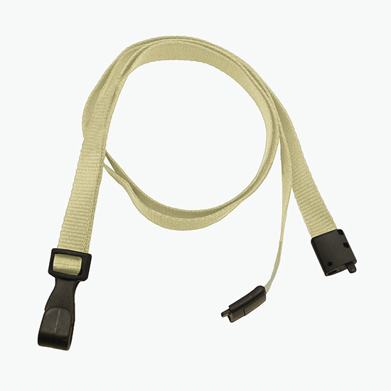 3/8 Recycled PET Blank Lanyard with Breakaway