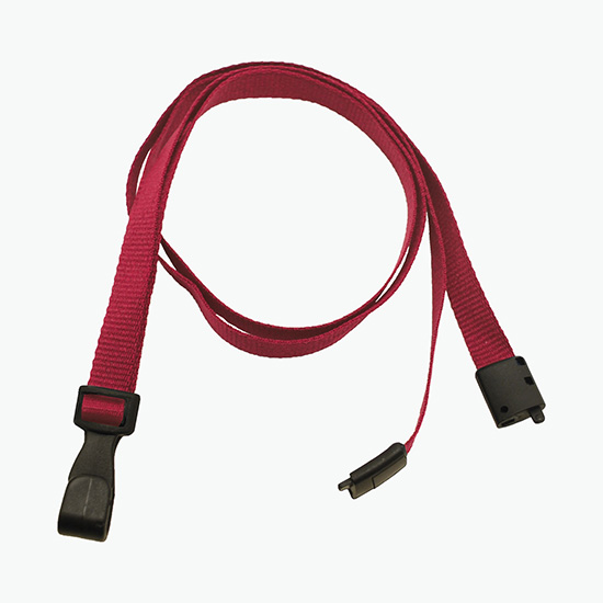 3/8 Recycled PET Blank Lanyard with Breakaway
