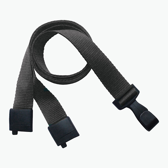 5/8 Recycled PET Blank Lanyard with Breakaway