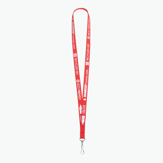 Plan Ahead & Save 5/8 Recycled PET Lanyard with J-Hook