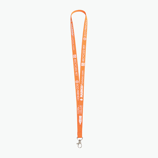 Plan Ahead & Save 5/8 Recycled PET Lanyard with Lobster Clip