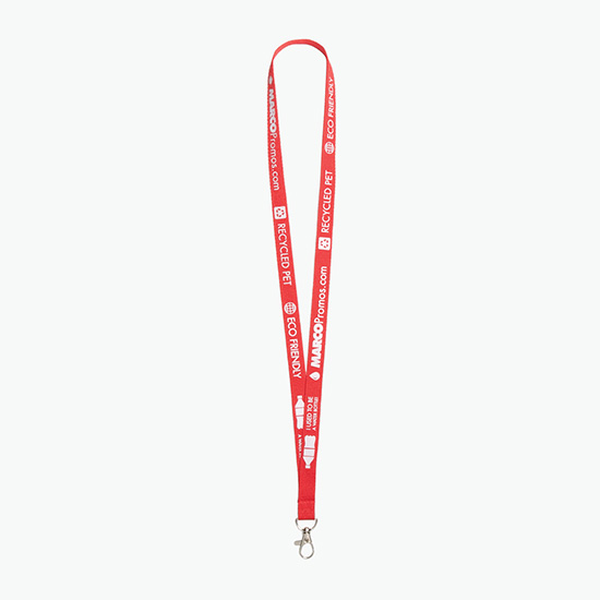 Plan Ahead & Save 5/8 Recycled PET Lanyard with Lobster Clip