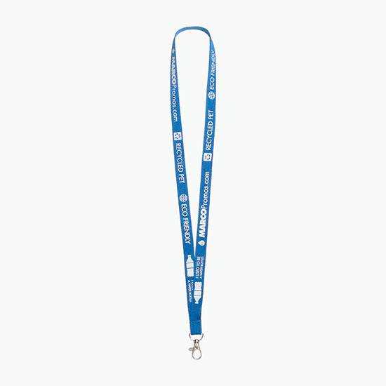Plan Ahead & Save 5/8 Recycled PET Lanyard with Lobster Clip