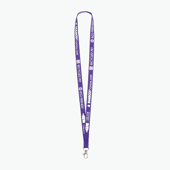 Plan Ahead & Save 5/8 Recycled PET Lanyard with Lobster Clip