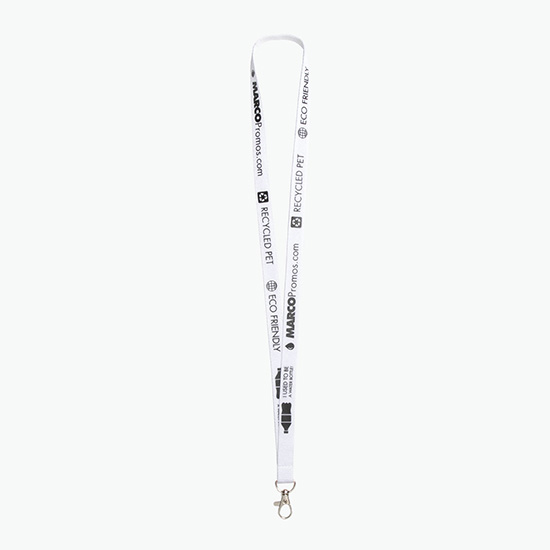 Plan Ahead & Save 5/8 Recycled PET Lanyard with Lobster Clip