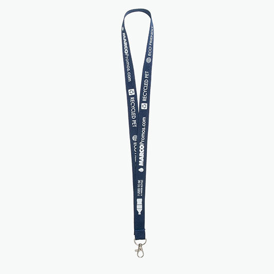 Plan Ahead & Save 3/4 Recycled PET Lanyard with Lobster Clip