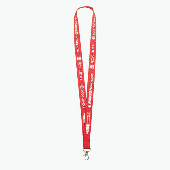 Plan Ahead & Save 3/4 Recycled PET Lanyard with Lobster Clip
