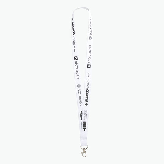 Plan Ahead & Save 3/4 Recycled PET Lanyard with Lobster Clip