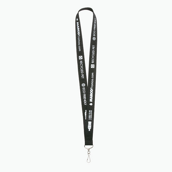 Plan Ahead & Save 1 Recycled PET Lanyard with J-Hook