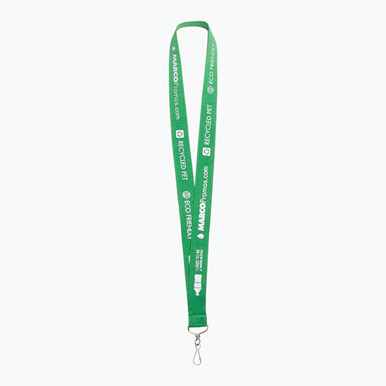 Plan Ahead & Save 1 Recycled PET Lanyard with J-Hook