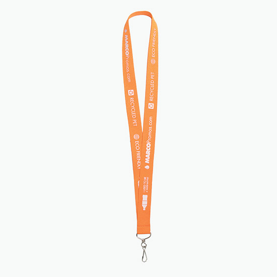 Plan Ahead & Save 1 Recycled PET Lanyard with J-Hook
