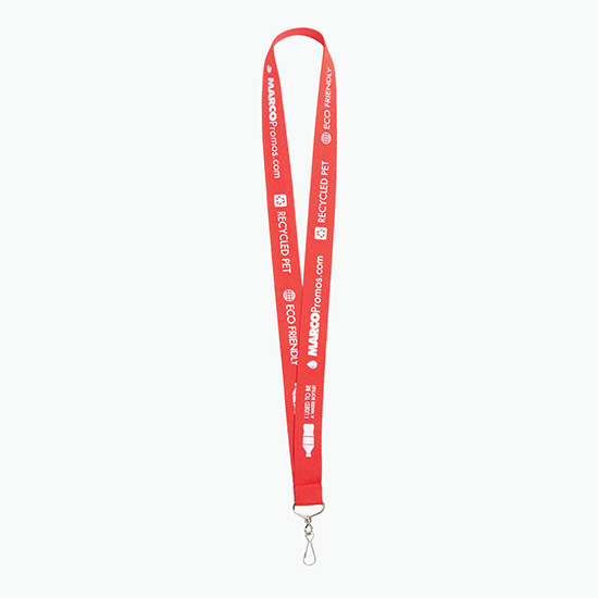 Plan Ahead & Save 1 Recycled PET Lanyard with J-Hook