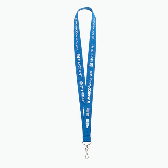 Plan Ahead & Save 1 Recycled PET Lanyard with J-Hook