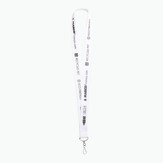 Plan Ahead & Save 1 Recycled PET Lanyard with J-Hook
