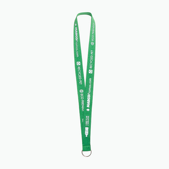 Plan Ahead & Save 1 Recycled PET Lanyard with Split Key Ring
