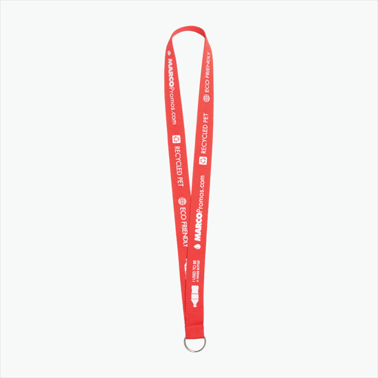 Plan Ahead & Save 1 Recycled PET Lanyard with Split Key Ring