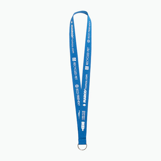 Plan Ahead & Save 1 Recycled PET Lanyard with Split Key Ring