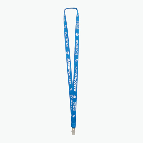 Plan Ahead & Save 5/8 Bamboo Lanyard with Non-Swivel Bulldog Clip