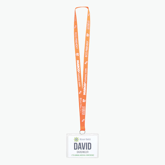Plan Ahead & Save 5/8 Bamboo Lanyard with Split Key Ring