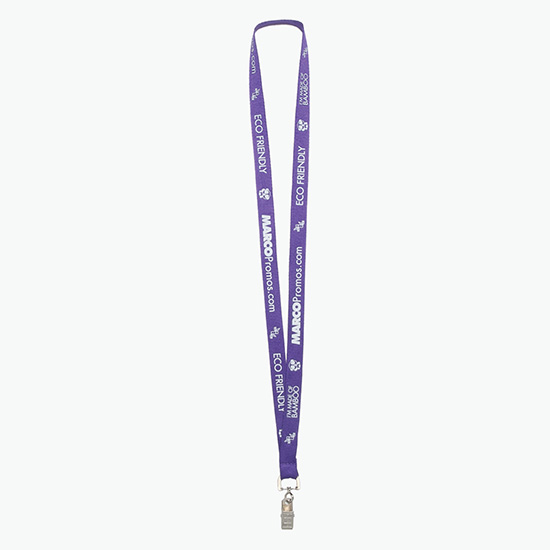 Plan Ahead & Save 5/8 Bamboo Lanyard with Swivel Bulldog Clip