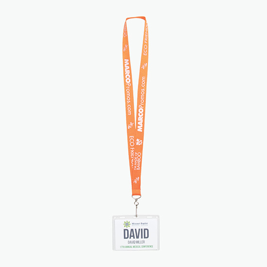 Plan Ahead & Save 3/4 Bamboo Lanyard with J-Hook