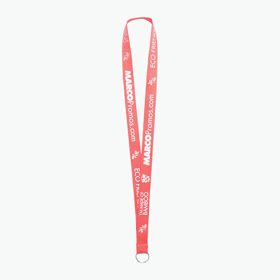 Plan Ahead & Save 3/4 Bamboo Lanyard with Split Key Ring