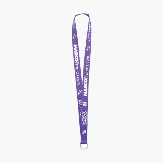 Plan Ahead & Save 3/4 Bamboo Lanyard with Split Key Ring