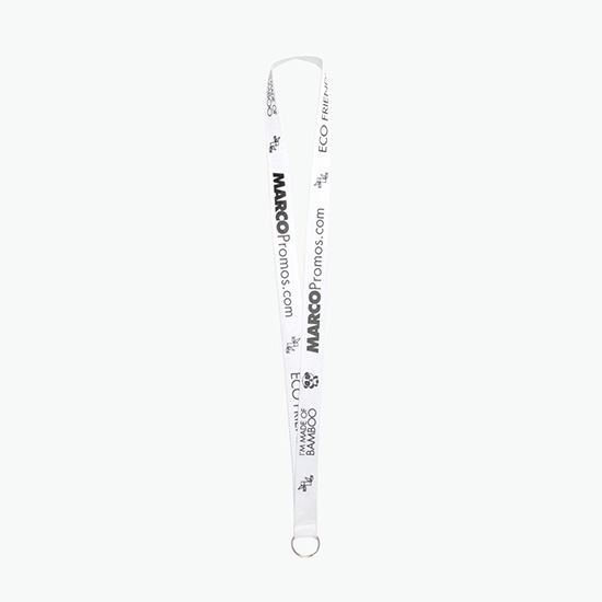 Plan Ahead & Save 3/4 Bamboo Lanyard with Split Key Ring