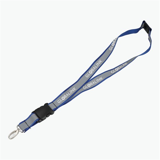 1 Recycled Reflective Lanyard