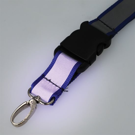 1 Recycled Reflective Lanyard