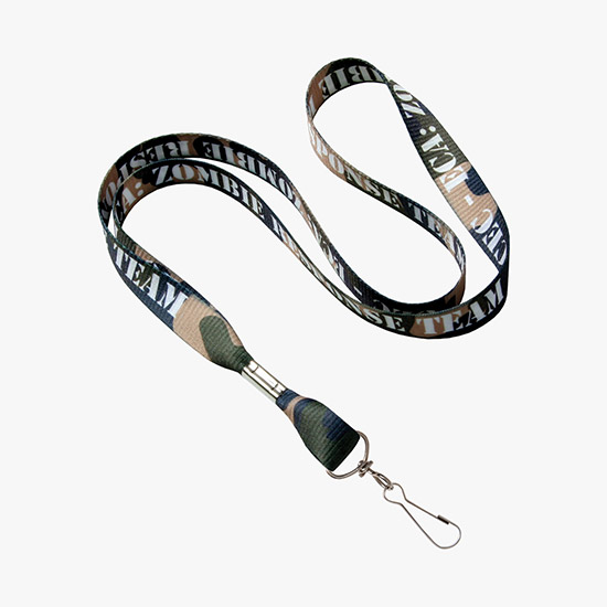 5/8 Full Color Poly Ribbon Lanyard - Swivel Snap Hook