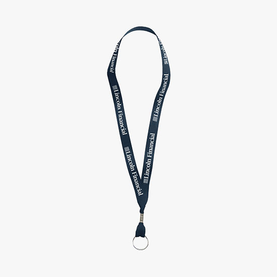 5/8 Polyester Ribbon Super Value Lanyard - Split Ring