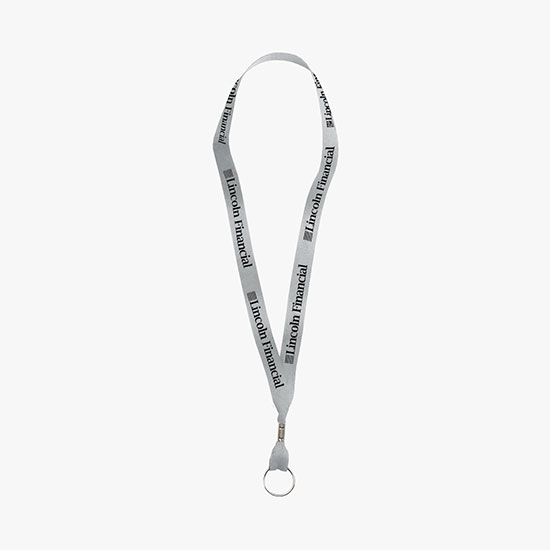 5/8 Polyester Ribbon Super Value Lanyard - Split Ring