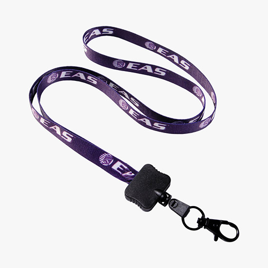 1/2 Full Color Lanyard w/Lobster Claw - 24-Hour Production